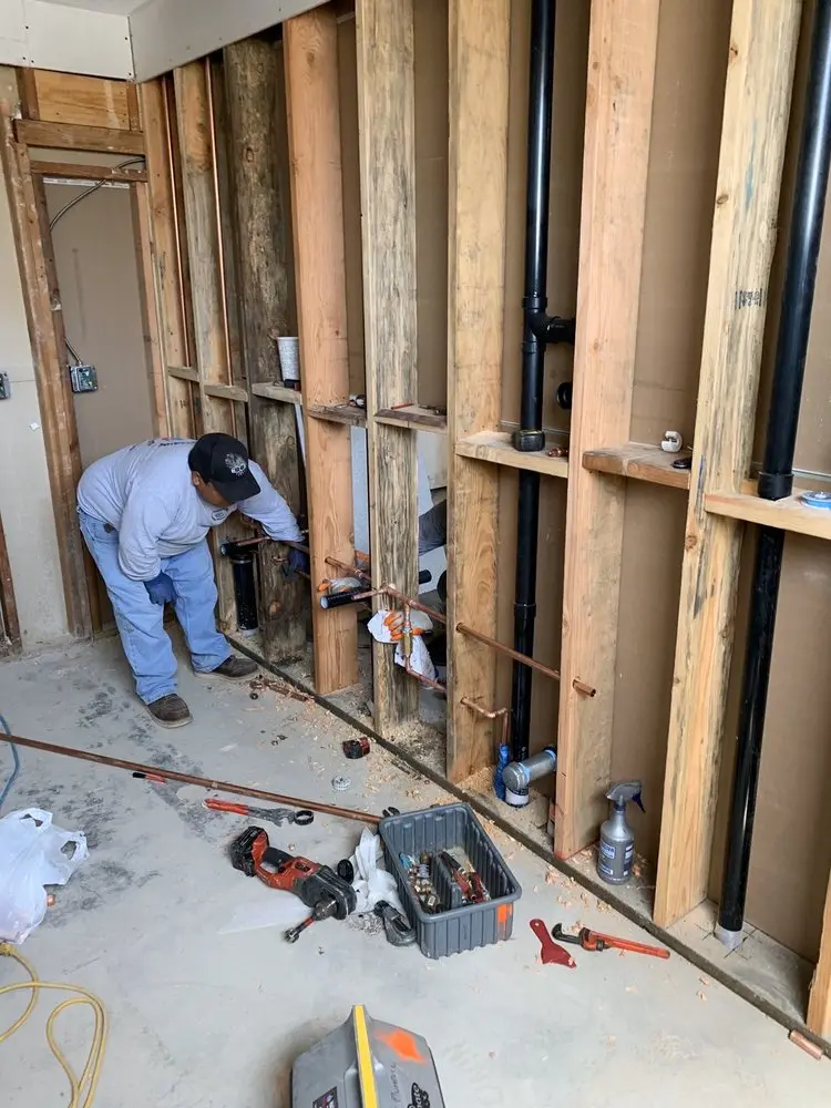 Commercial rough-in plumbing for Water Heater Replacement in Lincoln Park